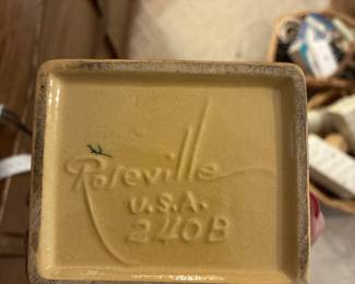 Roseville Pottery Zephyr Lily Lidded Box