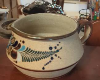 Netzi Tonala Mexican Pottery Creamer