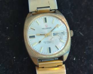 Vintage Helbros Invincible Day-Date Self-Winding Men's Watch