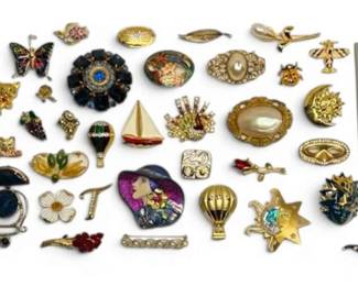 Trifari, Lauren Spencer, More Gold Toned Brooches