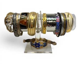 Gold Silver Toned Bracelets Bangles