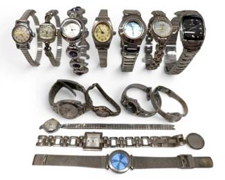 Hamilton, Junghans, Bulova More Silver Toned Womens Watches, Some Run