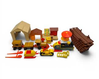 Kids Train Station Toy Pieces