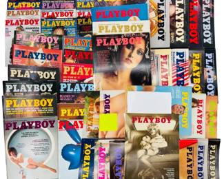Playboy 1973, 75, 77, 78 Magazines w Centerfolds