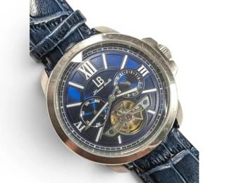 Louis Bolle Automatic Stainless Steel Mens Watch Running