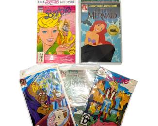 Collection Of Disney And Barbie Comics