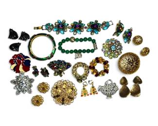 Monet, Coro More Brooch Earring Sets