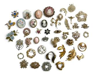 Monet, Napier, More Vintage Brooches