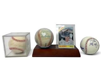Collection Of Signed Baseballs