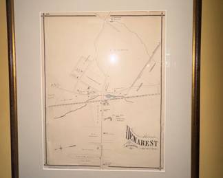 Vintage Map of Demarest 