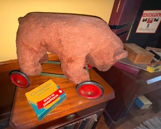 Vintage Steiff Bear Pull Toy