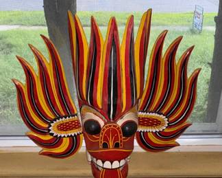Vintage Wooden Masks 