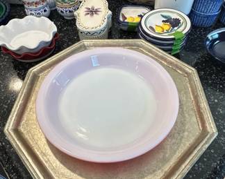 Vintage Pink Pyrex Pie Plate