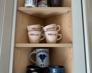 Nestls Inca Ware Restaurant Ware Mugs and Assorted Vintage Mugs