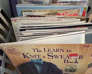 Collection of Vintage Knitting and Craft Pattern Booklets