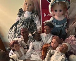 Collection of Vintage Dolls including American Girl, Madame Alexander, and Daddys Long Legs
