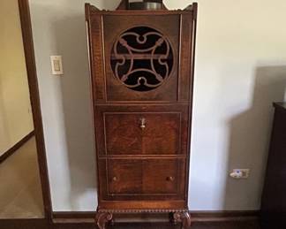 Vintage Radio Cabinet Secretary Desk