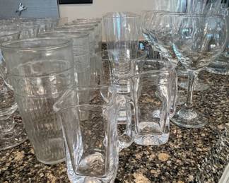Libbey Gibraltar Clear Glassware Collection Pitchers and Tumblers