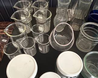 Mixed Lot of Vintage Laboratory, Canning, and Decorative Glassware fifth image