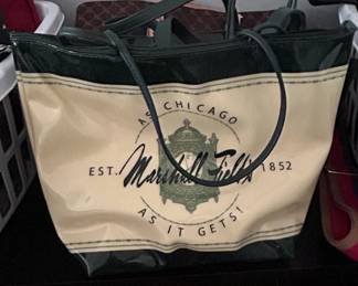 Marshall Fields As Chicago As It Gets Vinyl Tote Bag