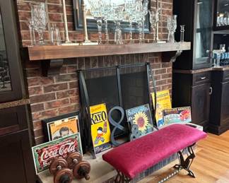 Vintage Industrial Sewing Machine Base Bench