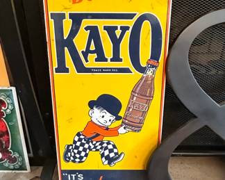 Kayo Chocolate Drink Advertising Sign