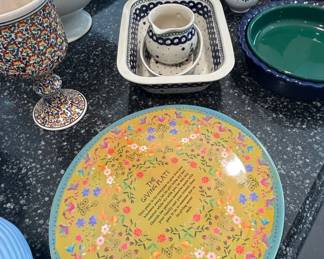 The Giving Plate Floral Serving Platter