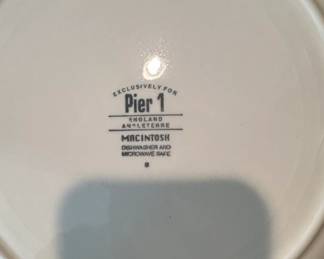 Pier Imports Macintosh Dinner Plate second image