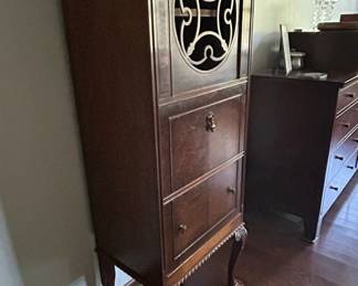 Vintage Radio Cabinet Secretary Desk second image