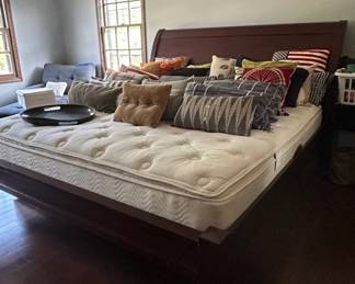 Ashley Furniture Porter Dark Brown Sleigh Storage Bed