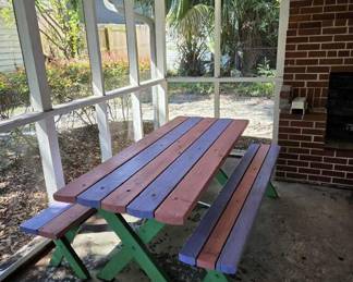 second picnic table