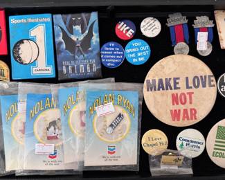 vintage pinback buttons