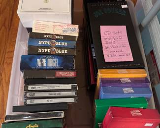 CD and DVD sets