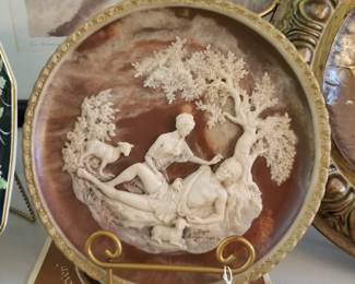 Inoclay sculpted plate by Gayle Appleby "A Thing of Beauty"