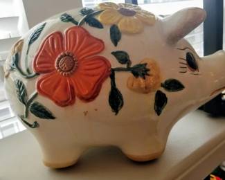 1950s ceramic piggy bank