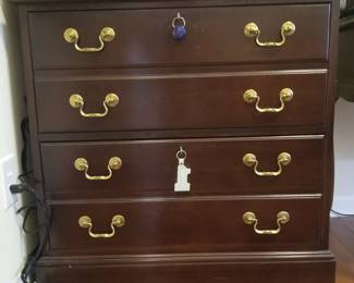 Traditional home office filing cabinet