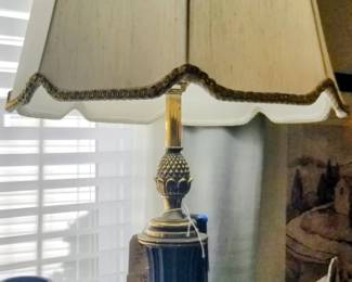 Stiefel brass lamps (pair)