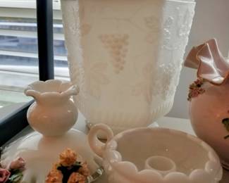 Vintage milk glass