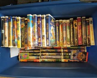 VHS tapes featuring Disney