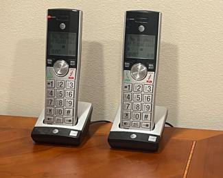 AT&T Cordless Telephone Handsets with Charging Bases