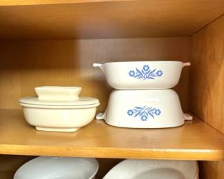 CorningWare Blue Cornflower Casserole Baking Dishes