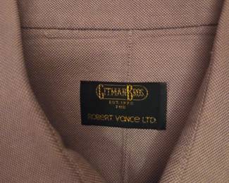 Gitman Bros. for Robert Vance Ltd. Men’s Sport Shirt