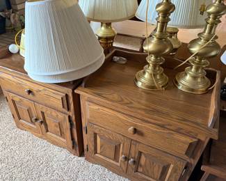 End tables, lamps