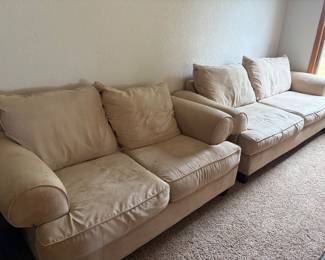 Couch and loveseat