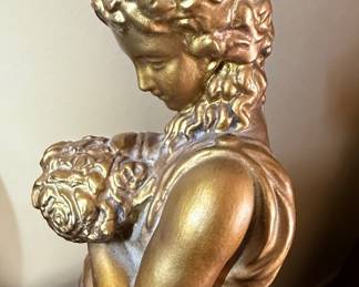 Neoclassical Style Gilt Bronze Figural Statue