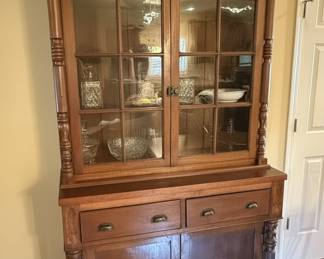 Federal Style 250 Yr. Old Walnut Stepback Cupboard