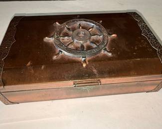 Nautical Style Copper Jewelry Box
