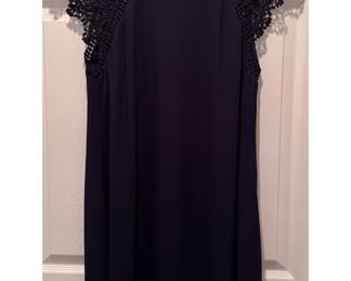 Altar'd State Navy Lace Trim Dress M