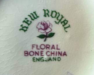 Kew Royal and Radnor Bone China Floral Ornaments