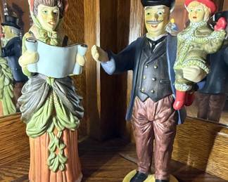 Victorian Style Christmas Caroler Figurines